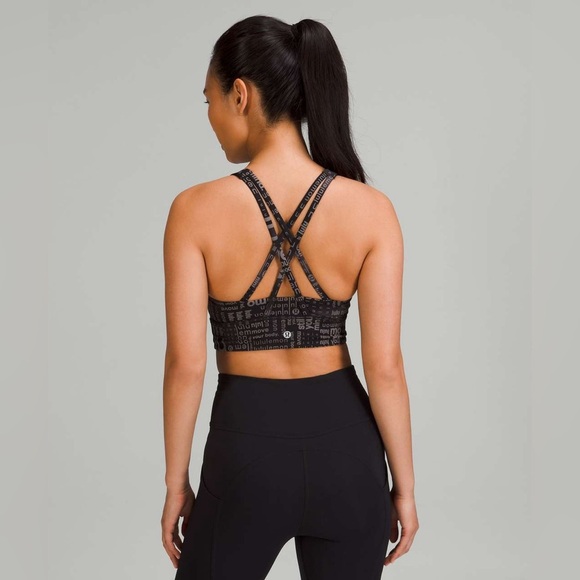 Lululemon Energy High-Neck Longline Bra in
Lululemon Ombre Black Multi Size 6 - Picture 2 of 7